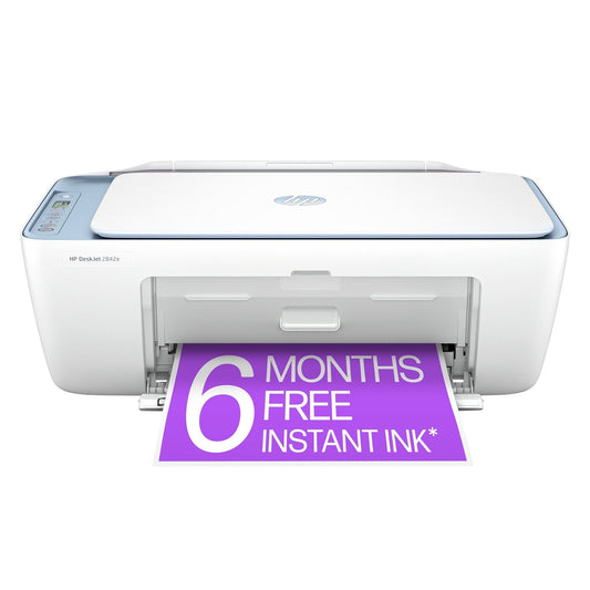 DeskJet 2842e Wireless All-in-One Color Inkjet Printer (Blue),
