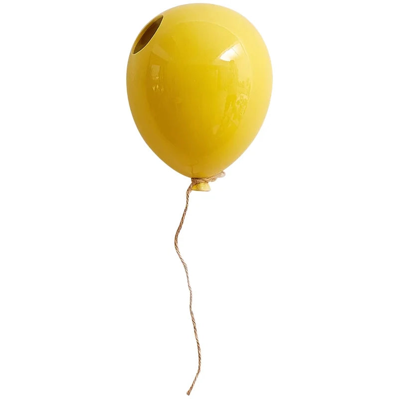 Creative Balloon Wall Hanging Flower Pot Children's Room Wall Decorations Wall Hanging Flower Vase