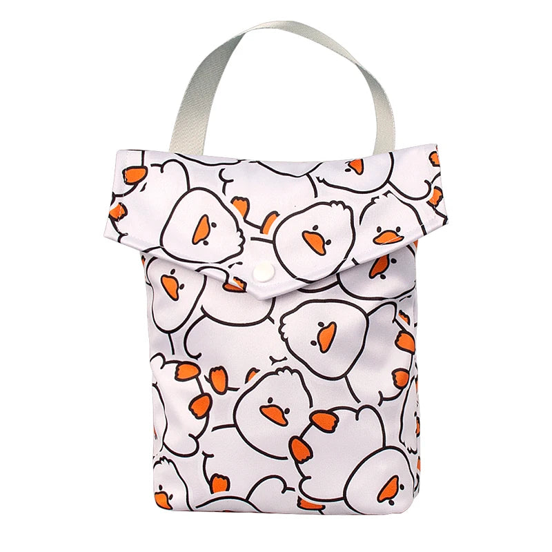 Pororo Baby Diaper Bag Waterproof Wet Bag for Swimsuit Travel Beach Pool Dirty Yoga Gym Clothes Makeup Bag