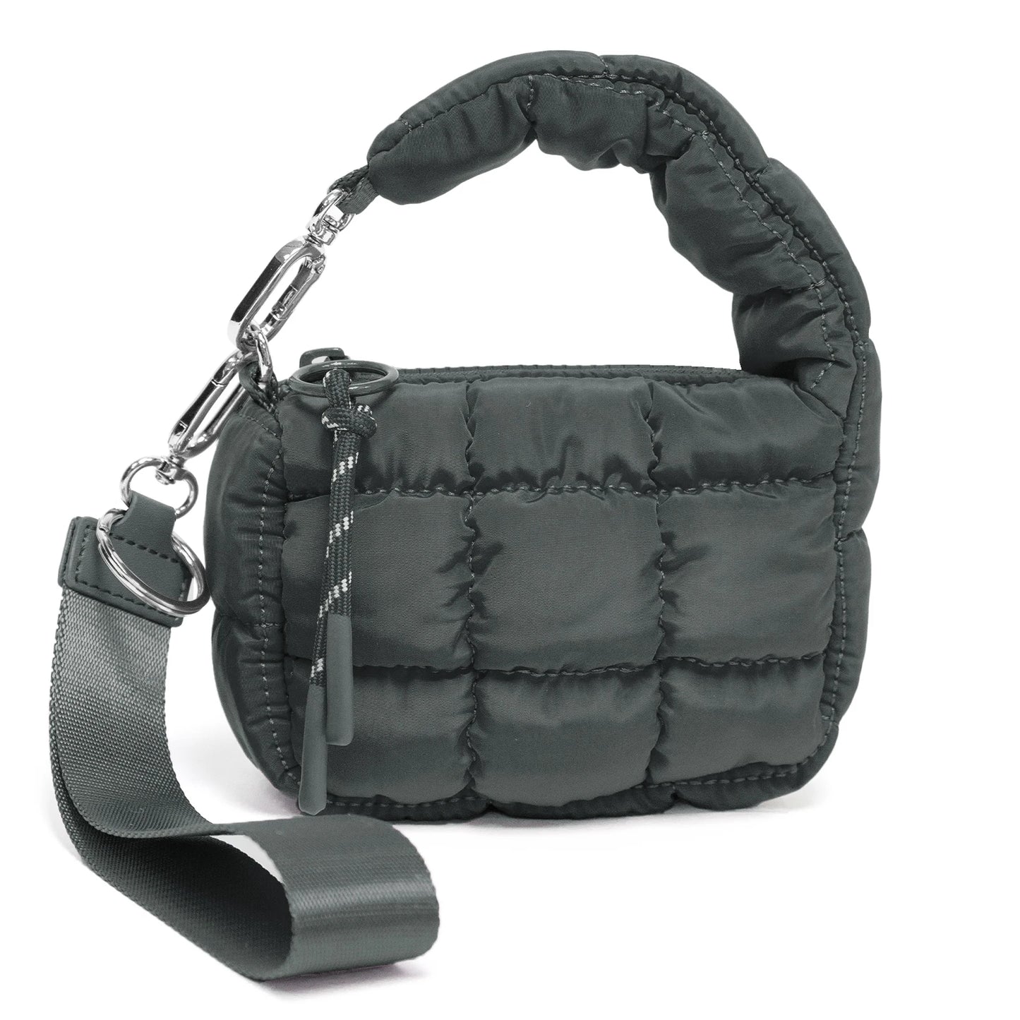 Mini Lipstick Bag Quilted Coin Bag Same as Free people Cosmetic Bag Cute Puffer Handbags Makeup Pouch Christmas Gift for Women