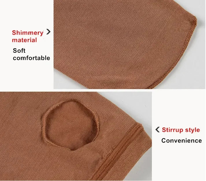 Women's Oil Shiny T-crotch 40D Pantyhose Yarns Sexy Stocking Hose Dance Fitness Leggings Lingerie Tights