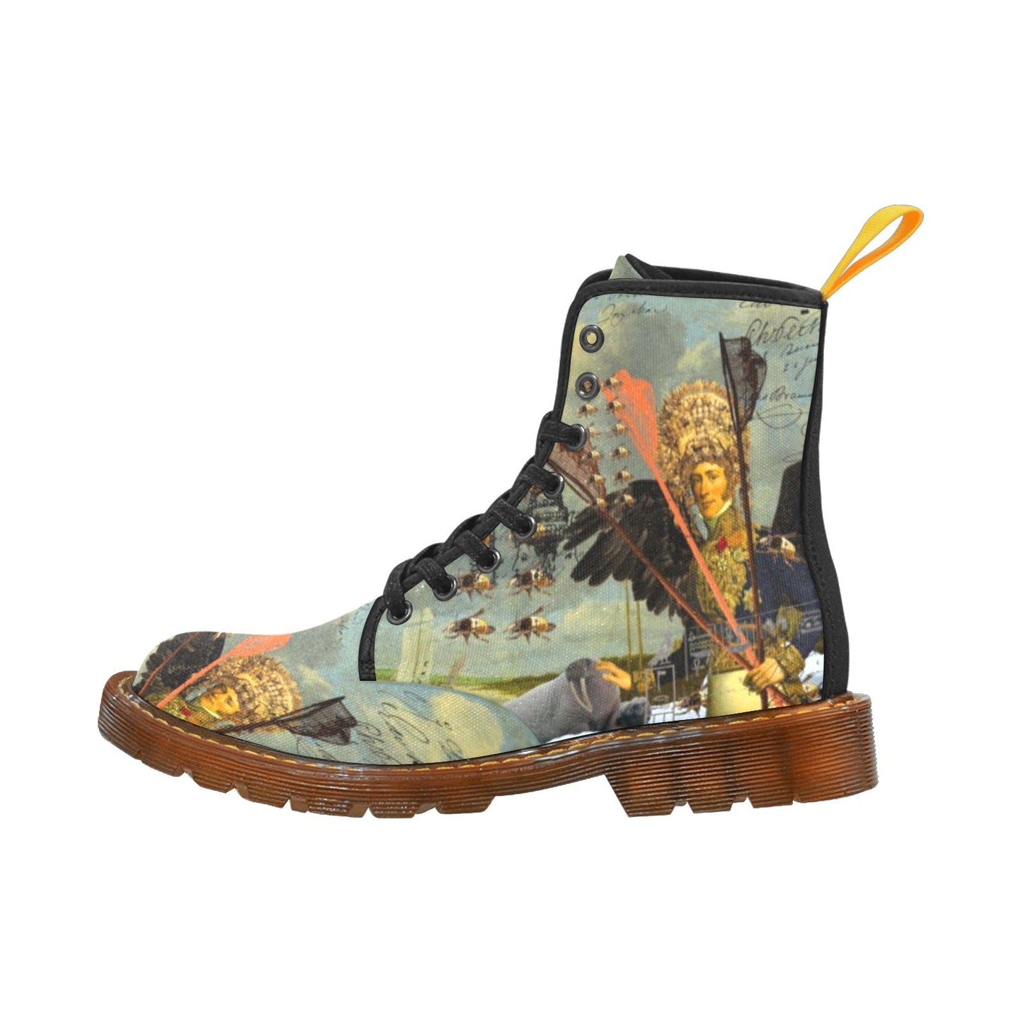 THE YOUNG KING ALT. 2 II Men’s All Over Print Fabric High Boots