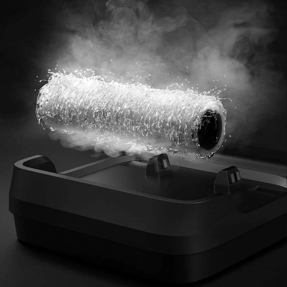 XIAOMI MIJIA Wireless Anti-tangle Floor Washer 4Pro Wet And Dry Vacuum Cleaner For Home Self Cleaning Crawler Roller Brush Mop