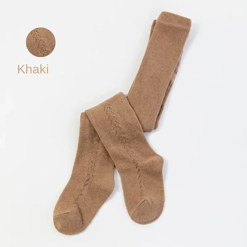 0 - 5 Years Baby Tights Autumn Winter Solid Color Soft Knitted Warm Newborn Toddler Tight Boy Girl Pantyhose Kids Girls Clothes