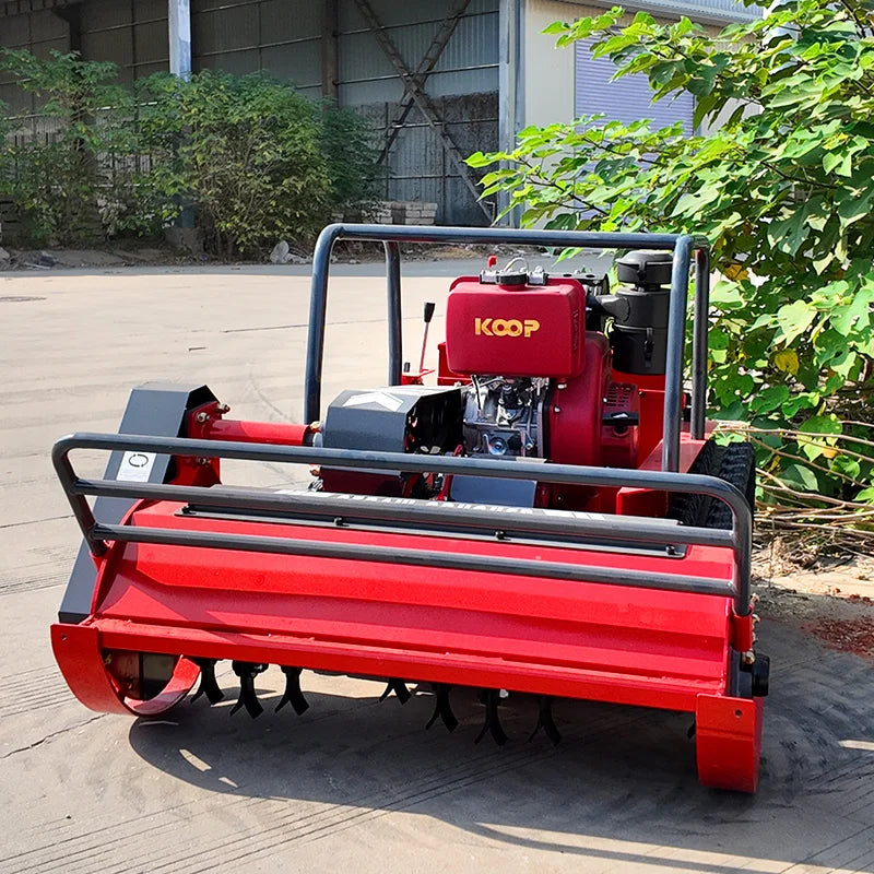 Customized High Quality CE Approve Grass Cutting Machine Crawler Brush Cutter for Agriculture Electric Remote Control Robot Lawn