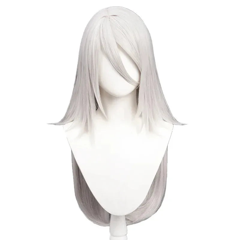 IN STOCK A2 Wig Cosplay Game Cosplay DokiDoki YoRHaa Type A No.2 Women Long Silver Hair A2 Wig Free Wig Cap