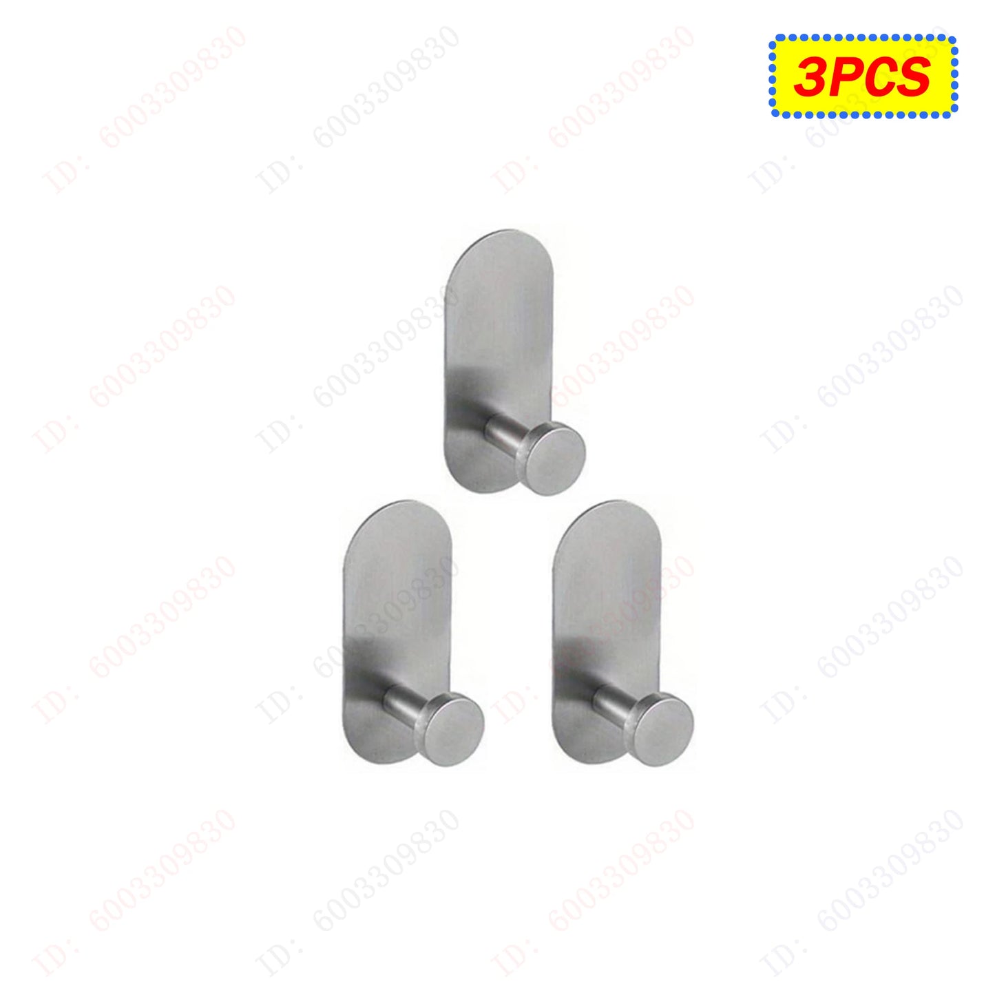 6/3PCS Strong Adhesive Wall Hooks,Self-adhesive Hooks,Towels Hanger Hook,Coat Hanging Rack,Key Holder,Bathroom Accessories
