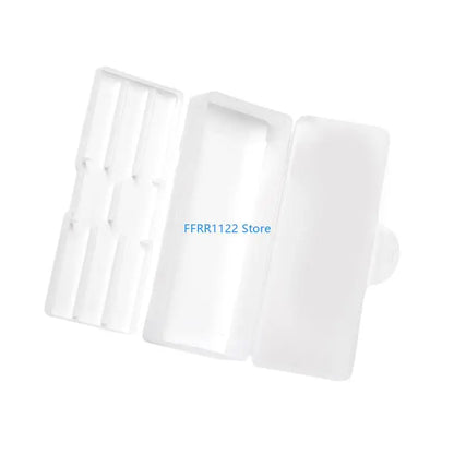 Y1UF Double Layer Storage Case for Nail Art Pens Brush Art Tools,Clear Manicure Pedicure Tool Container