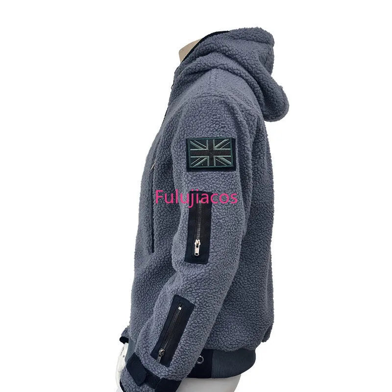 Fulujiacos Game Call of Duty Men Modern Warfare 2 Task Force 141 Ghost Coat Cosplay Costume