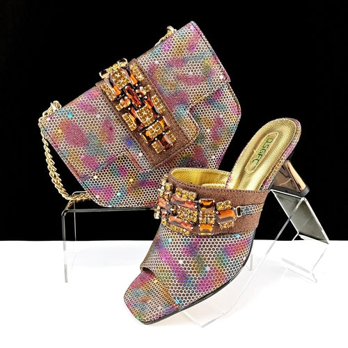 Glamoré™ – Camouflage Heels & Clutch Set