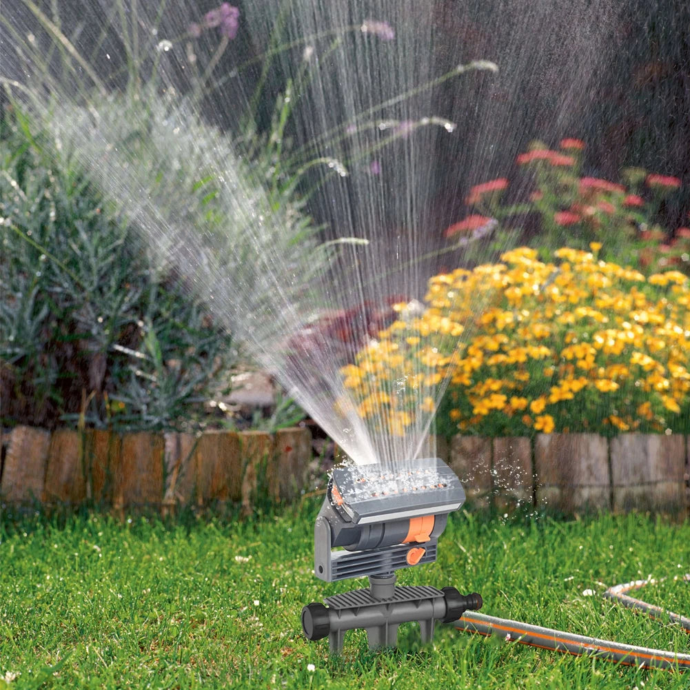 Oscillating Sprinkler Automatic Garden Sprinkler Adjustable Flow Lawn Swing Sprinkler Watering Irrigation System for Large Area