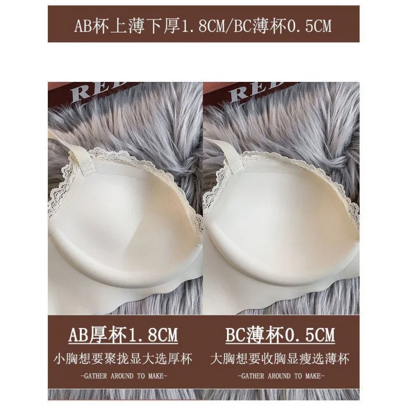 Women Small Bra Push Up Brasieres Thick Adjustable Wireless Underwear Woman Sexy Intimates Lingerie Brasiere