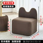 household high-end living room luxury shoe change stool with backrest footstool sofa hair stool