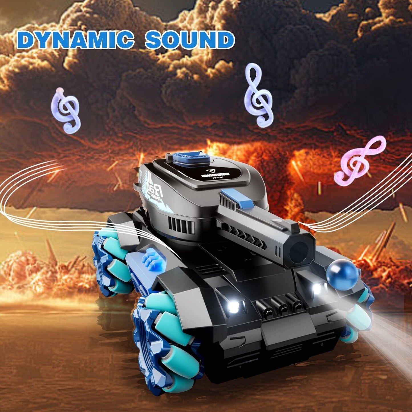 RC Tank Toys Four Wheel Drive Remote Control Car 2.4G Gesture Control