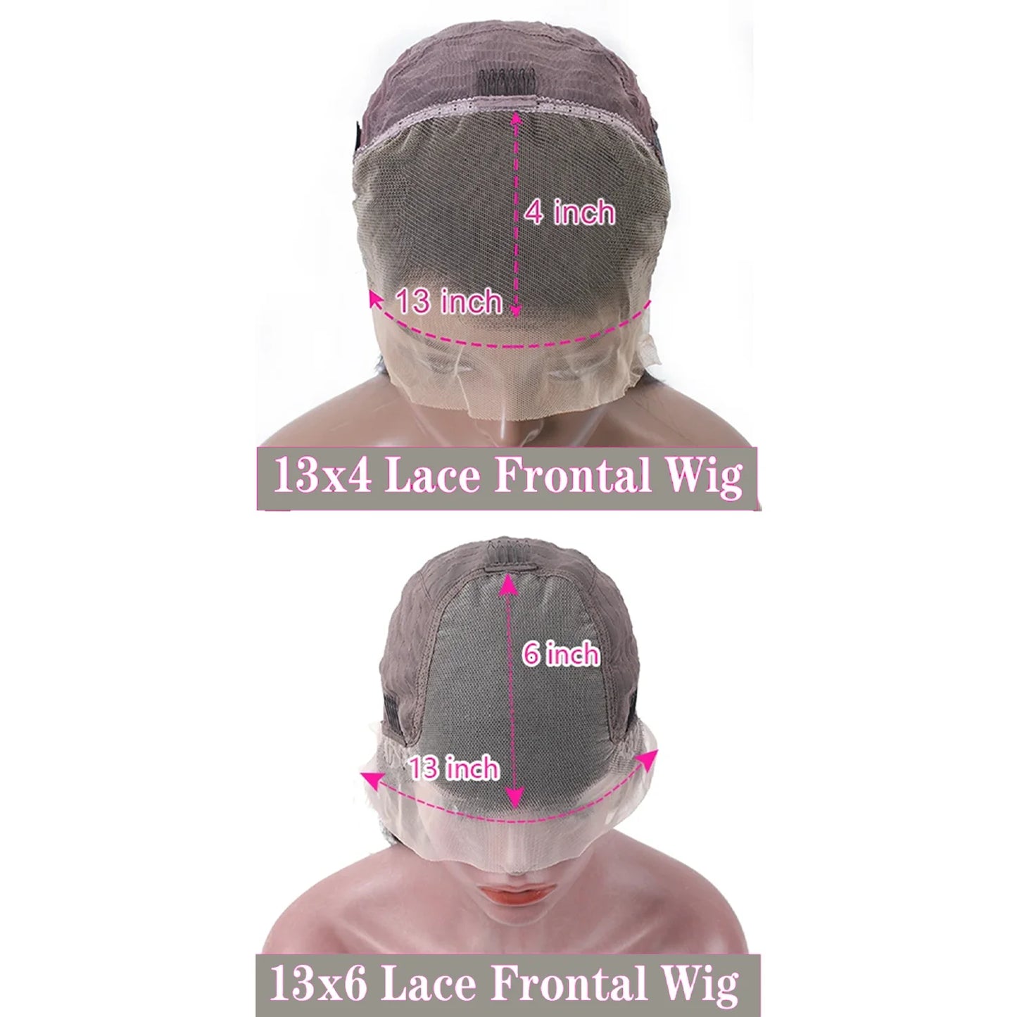 13x6 Lace Frontal Wig Body Wave 36 Inch 220% Density Natural Black HD Transparent Lace Front Brazilian Human Hair Wigs For Women