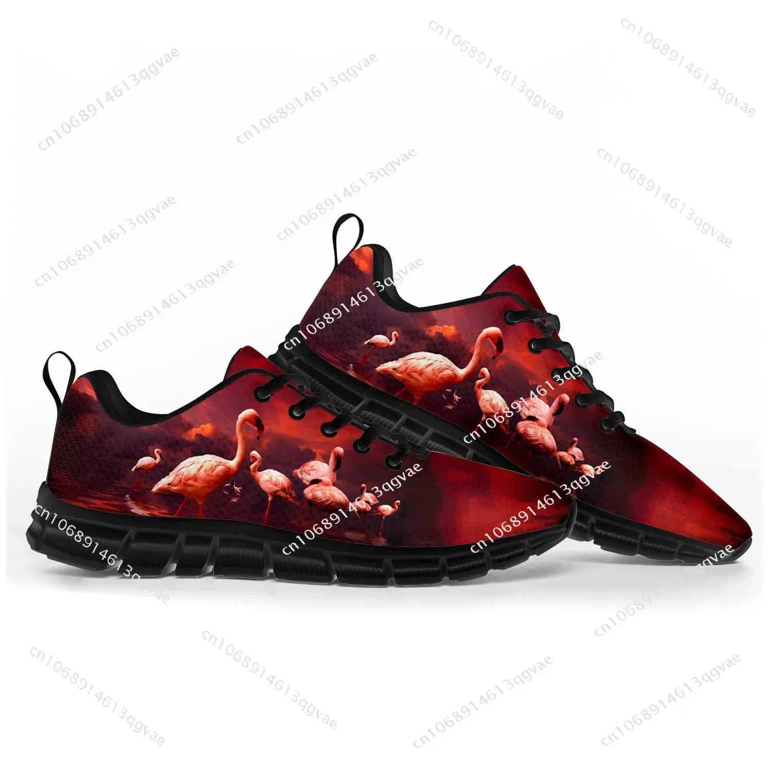 Flamingo Printed Sports Shoes Mens Womens Teenager Kids Children Customized Sneakers Casual Tailor Made Shoe High Quality Couple