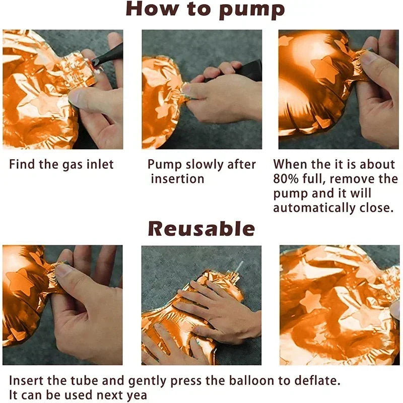 Halloween Decoration Balloon Pumpkin Pile Pumpkin Dead Tree Witch Scythe Grim Reaper Aluminum Balloon Halloween Party Decoration