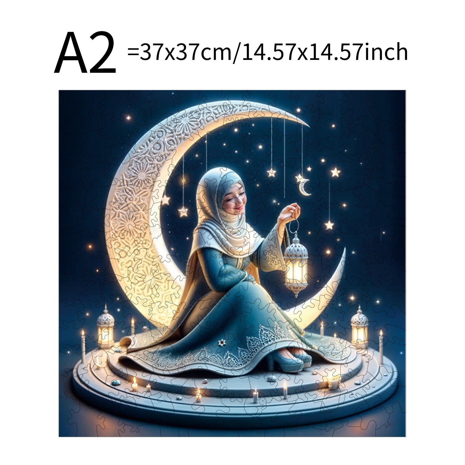 Moon Moonlight Lamp Goddess Puzzles High Quality Jigsaw Puzzle Wooden Puzzle Best Christmas Gift