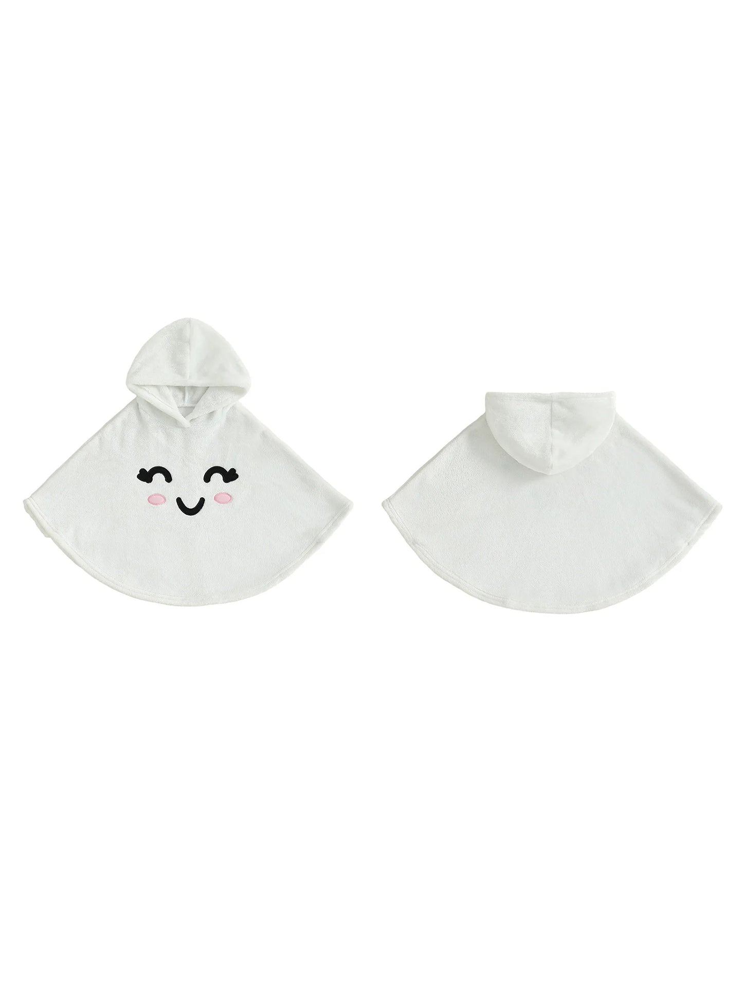 Creepy Halloween Costume for Children Black Bat Design Hooded Cloak for Toddlers and Teens