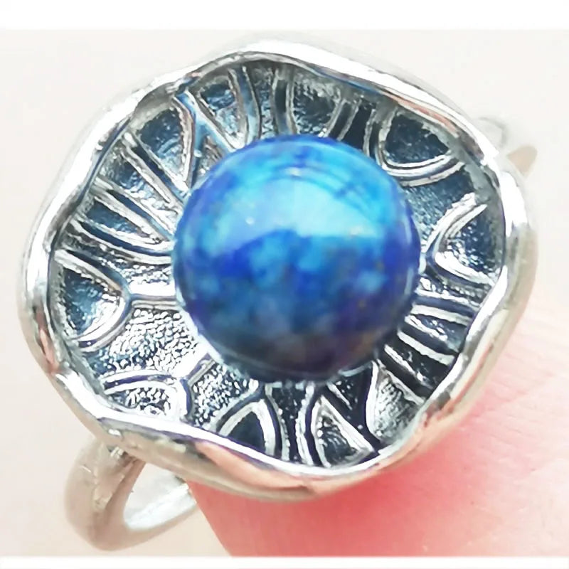 Aventurine Round Bead Ring WB1110