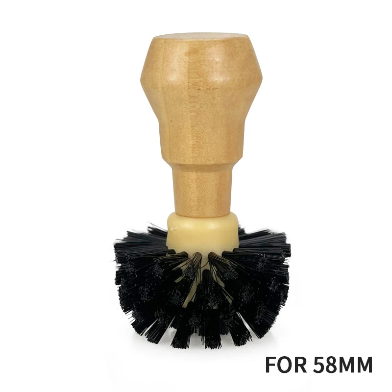 Coffee Brush Cleaner Solid Wood Portafilter Basket Cleaning Barista Dusting Tools Espresso Machine Accessories Home Cafe Goods