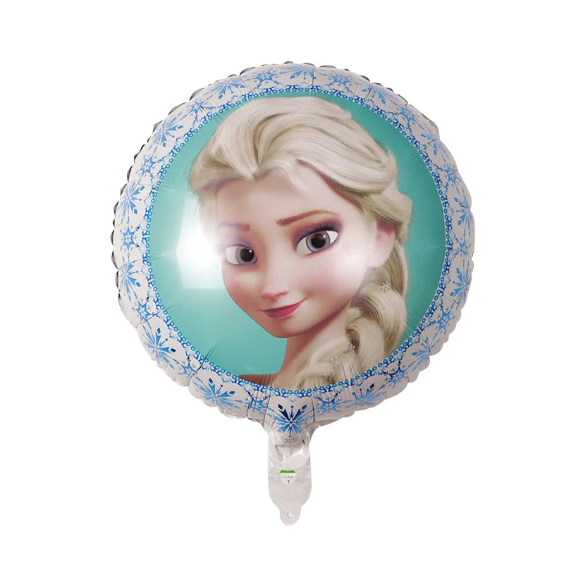 10Pcs 18Inch Frozen ElsaBalloons Anna Olaf Princess Air Globo Girl's Birthday Party Wedding Baby Shower Decorations Kid Toy Gift