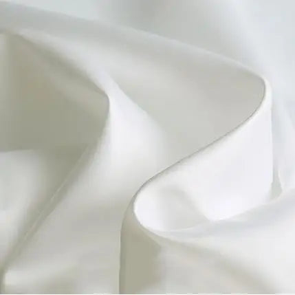 White Satin A Line Wedding Dress With Pockets Empire Waist Deep V-Neck Simple Long Bridal Gowns Customized Robe De Mariee