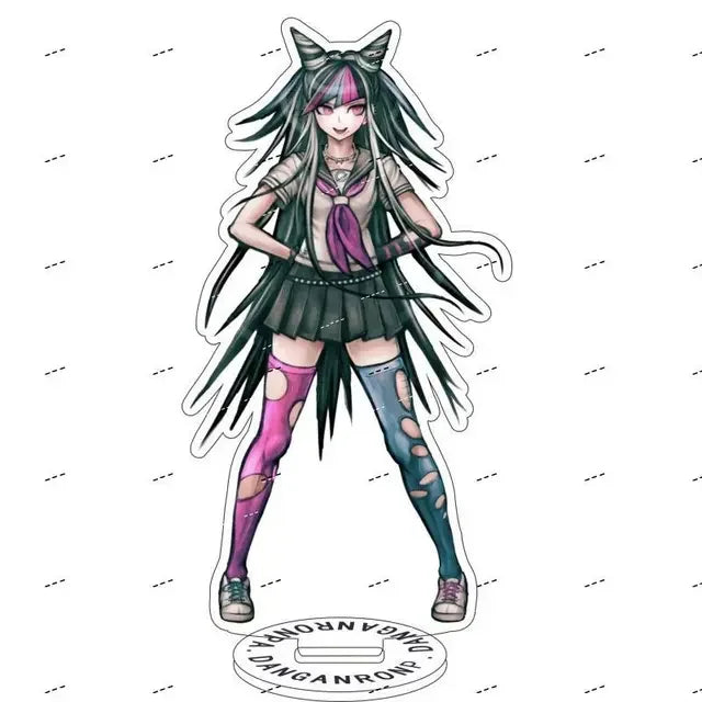 Anime Danganronpa 2 Nagito Komaeda Nanami Chiaki Acrylic Stand Ornaments Action Figures Cartoon Model Christmas Gifts Girls