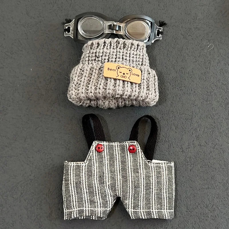 Labubu baby clothes front high energy 3.0 one two three generation Labu cloth clothes retro trend camera set pants gift