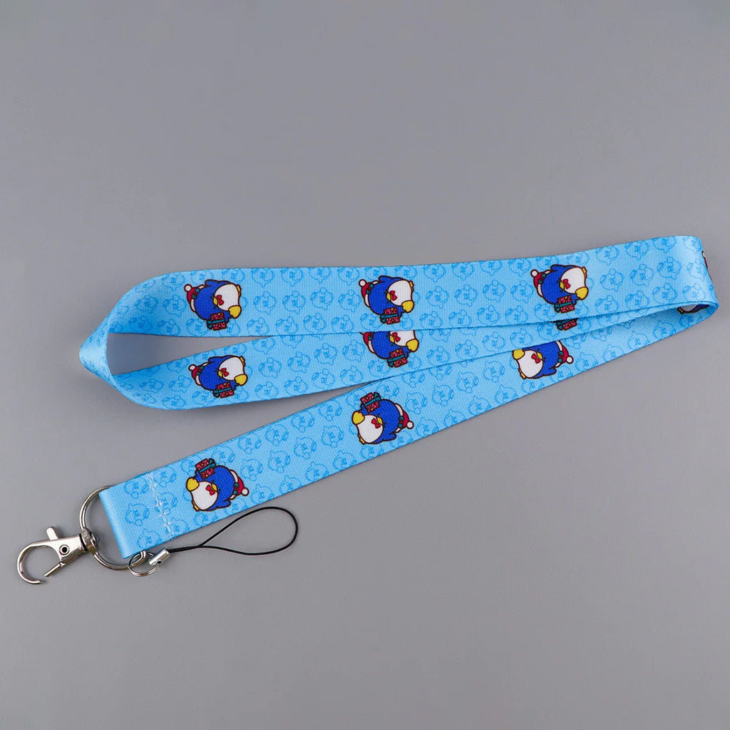 Cute Penguin Credential Holder Lanyards for Keys Neck Strap ID Card Gym Phone Straps DIY Hang Rope Lariat Lanyard Keyrings