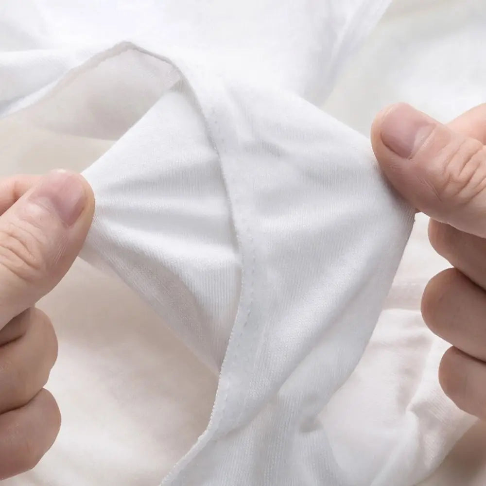 5/7Pcs Traceless Women's Disposable Panties Mid Waist Plus Size Lace Seamless Briefs Underpants Lingerie Underwears for Women