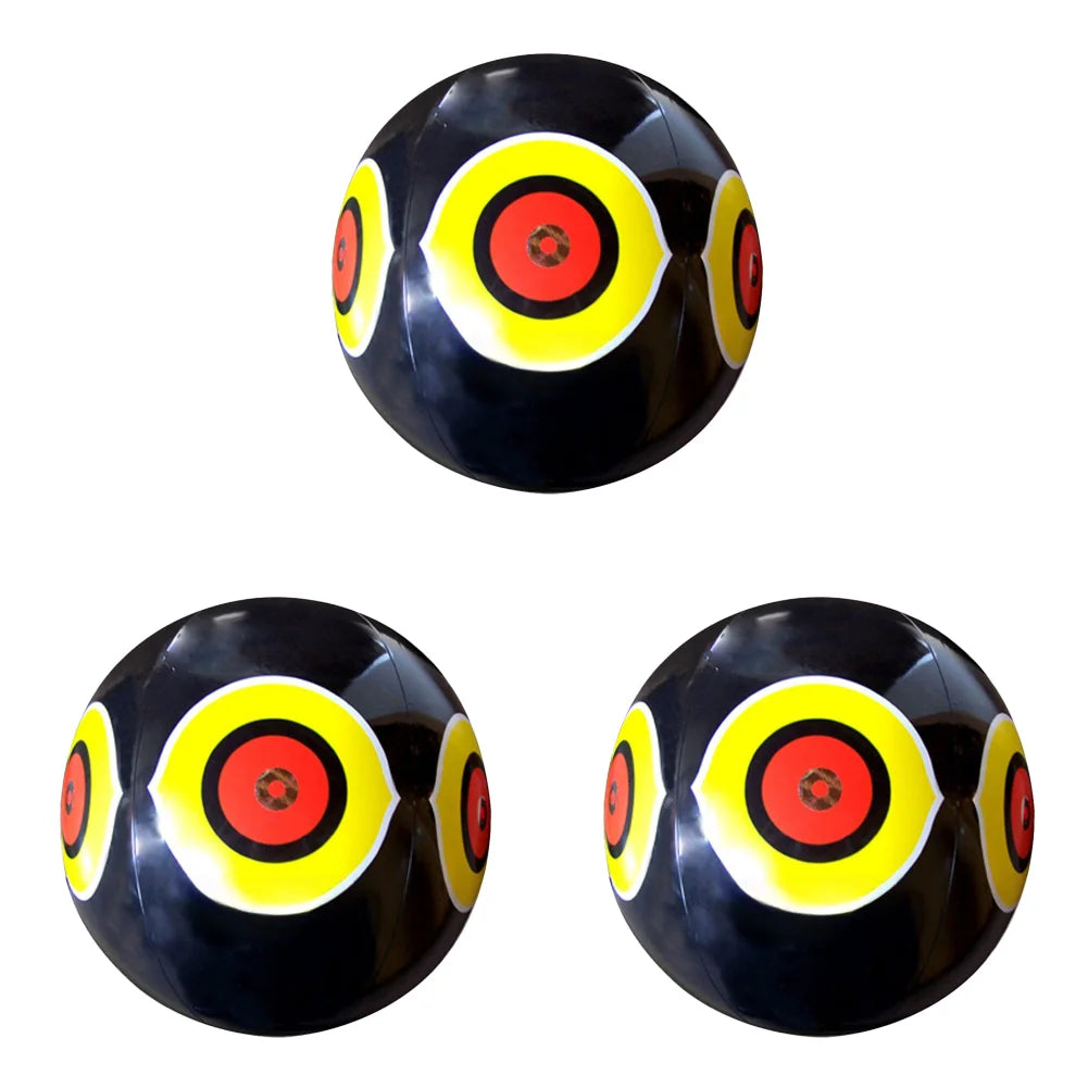 3/2/1pcs Scare Eye Balloons Anti Bird Inflatable Repeller Visual Deterrent 40CM Outdoor Pigeon Repellent Ball Garden Accessories
