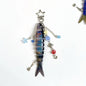 Fish Bait Keychain with Charm Y2K Fishing Keychain Bag Charm Gift for Father Unique Fish Lure Accessory