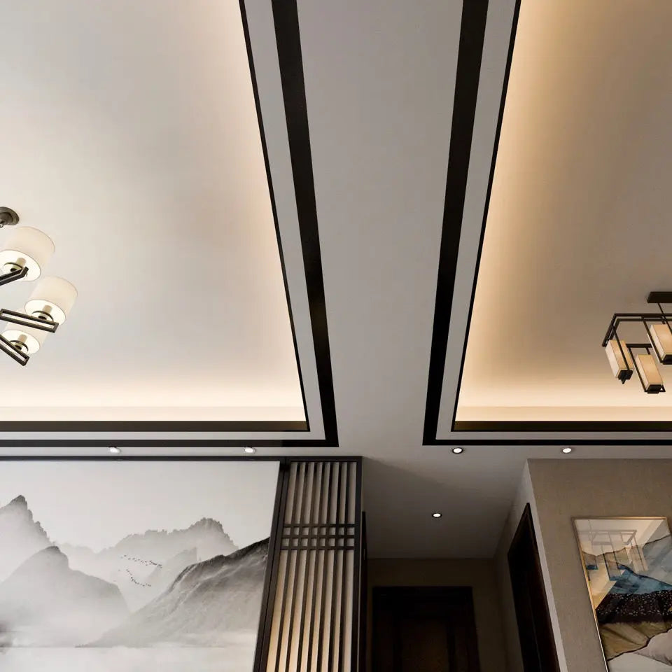 Thickened Brushed Imitation Metal Sticker Self-adhesive Skirting Line Wall Sticker Door Frame Renovation Decoration Self Pasting