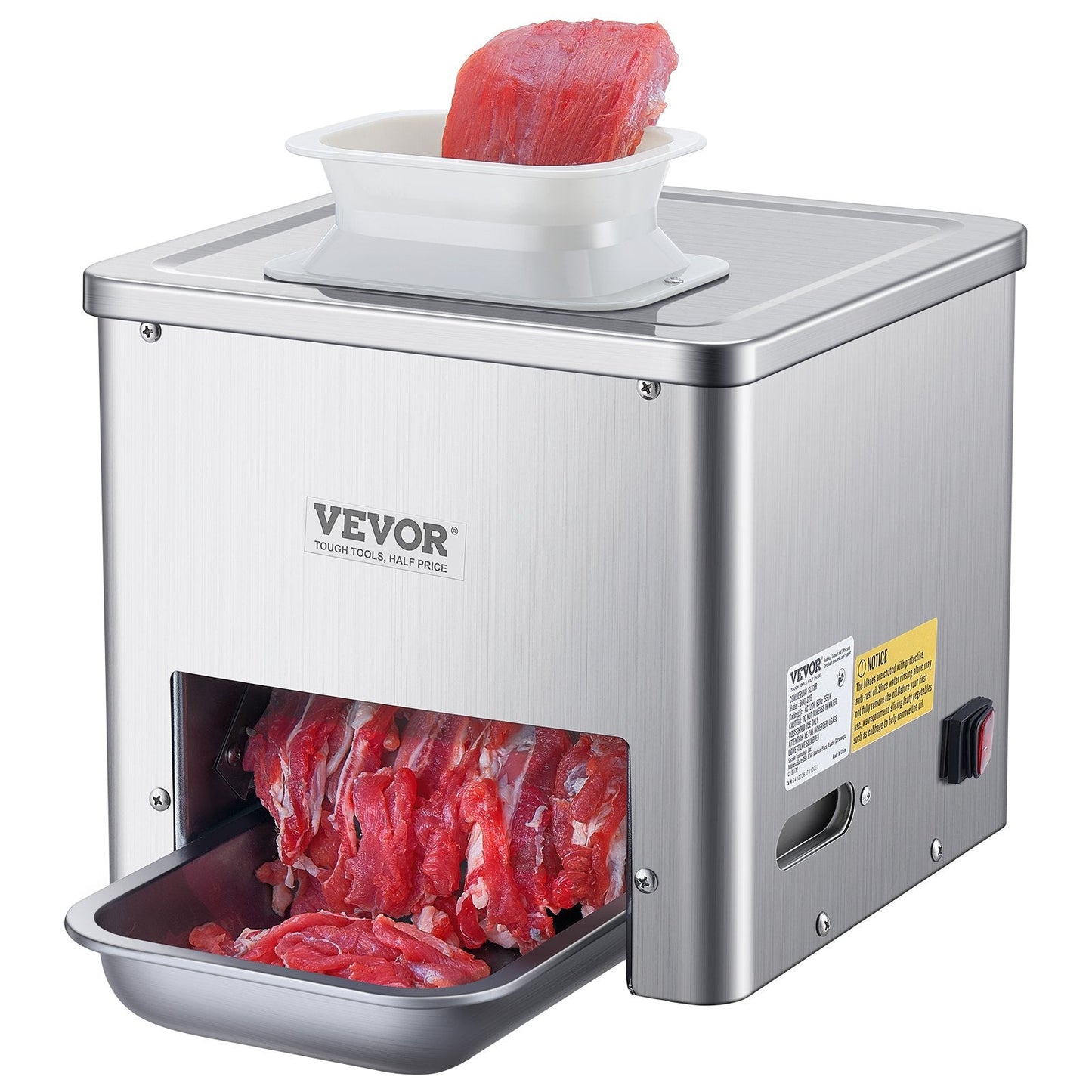 Electric Meat Cutter Machine 550W Commercial Meat Slicer For Kitchen