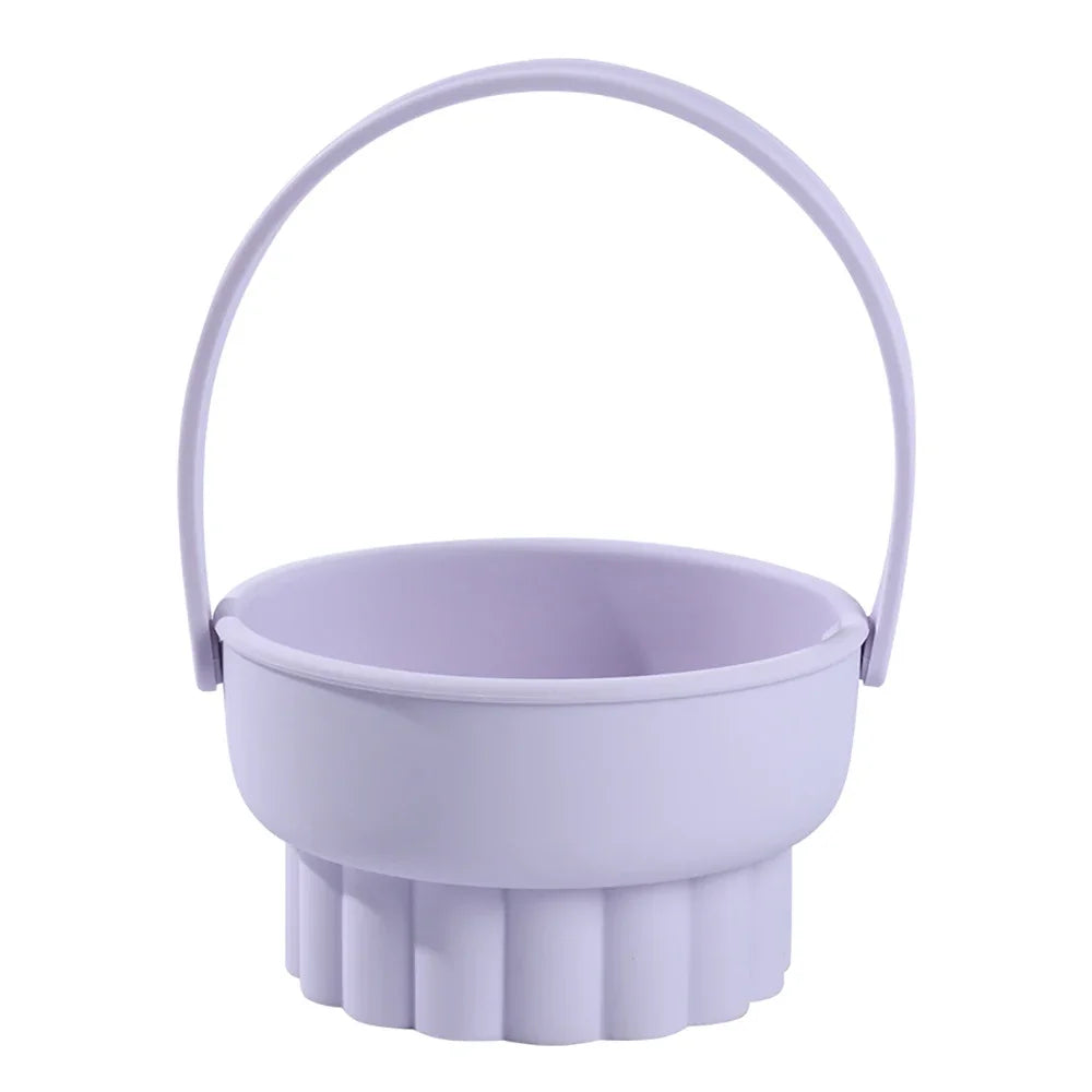 1PCS Silicone Washing Bowl Makeup Brush Cleaning Box Make-up Egg Drying Tool Set Powder Puff Washer Sponge Storage Artifact