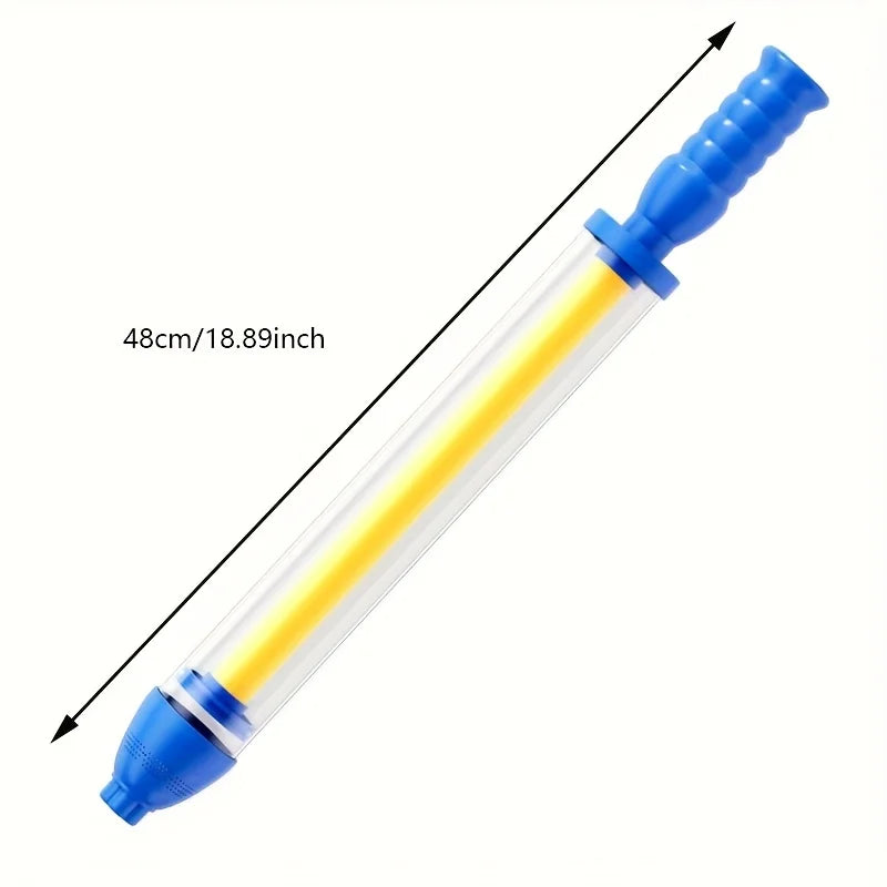 1pc Summer Fireworks Water Gun, Perfect Gift for Water Balloon Fights and Beach Activities, Large Pull-String Fountain Water Gun