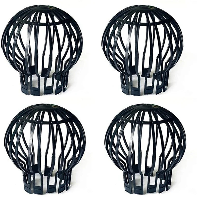 AEA9-Downpipe Filter Plastic Roof Gutter Balloon Guard Filters For Most Household Downpipes Garden Protective Cover