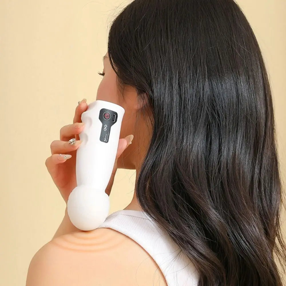 Portable 1200mAh Muscle Massager Electric Vibration Fascia Massager Mini 4-speed Fitness Massager