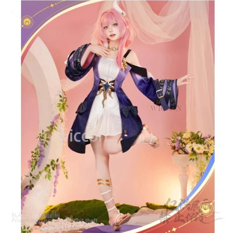 Anime Honkai: Star Rail Cyrene Cosplay Costume Wigs Play Role Clothes Outfits High Quality XL Women Halloween Christmas Party