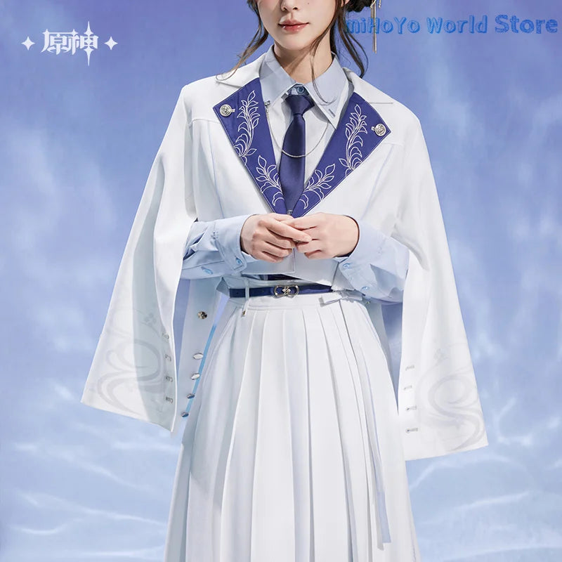 [Official] Kamisato Ayato Coat MiHoYo Original Genshin Impact Ayato Theme Impression Serie Wide Sleeved lapel Jacket Cosplay