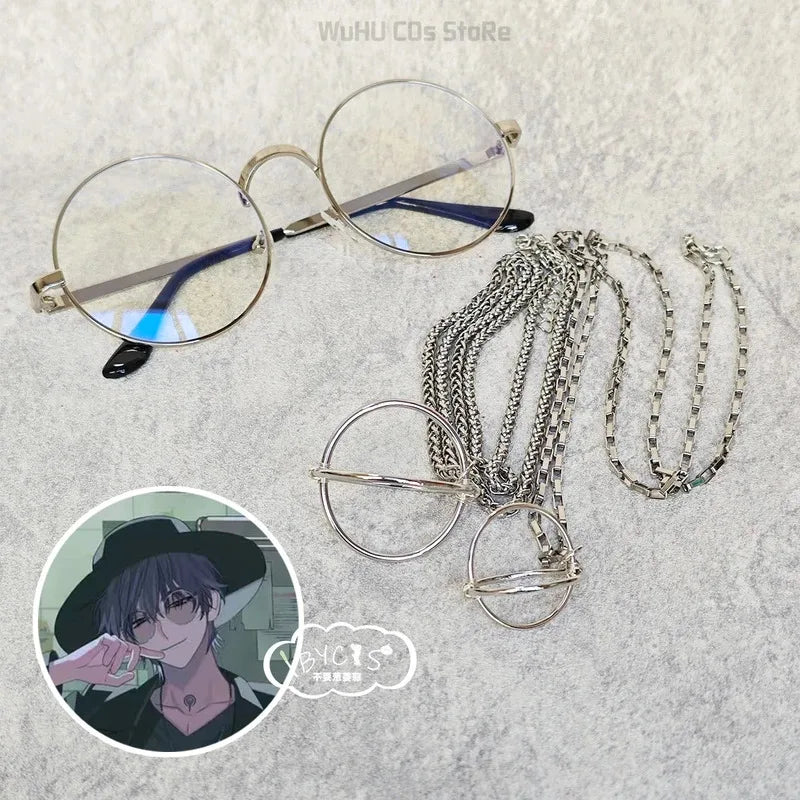 asdh8@S2 Liu Xiao Xavier Cosplay Costume Wig Black Coat Trench Decors Anime Link Click Halloween Expo Con Cosplay Outfit Bridon