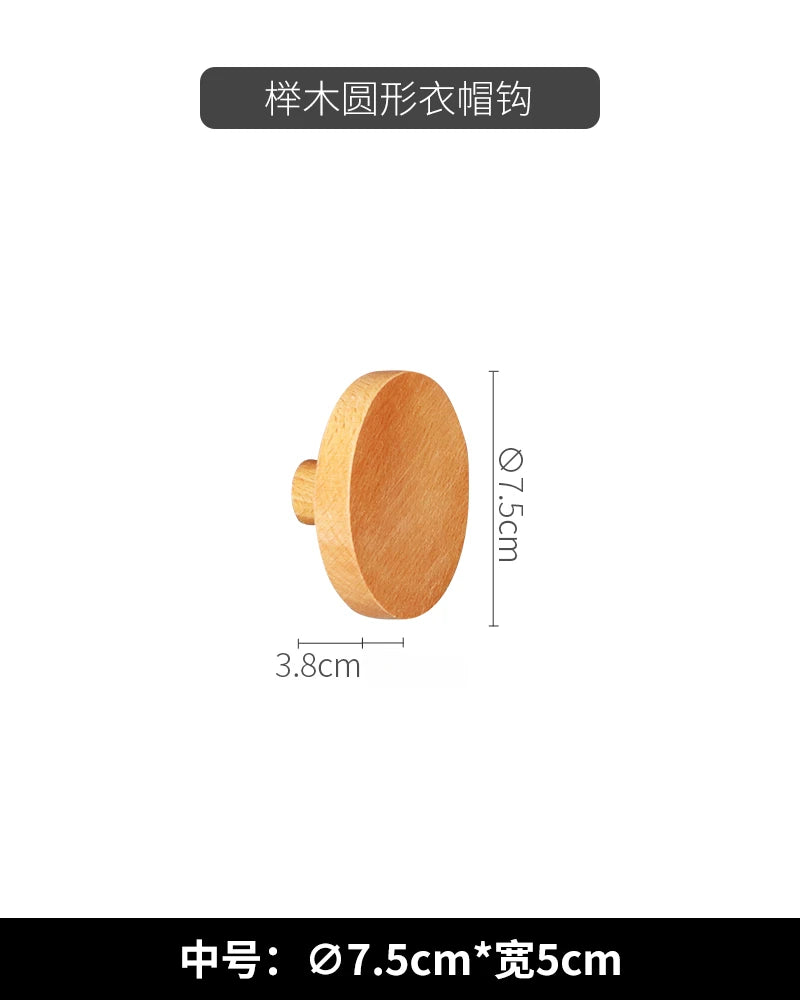 Wall Decoration Coat Rack Free Punch Coat Hook Round Hook Clothes Storage Rack Home Living Room Porch Decoration Hanger