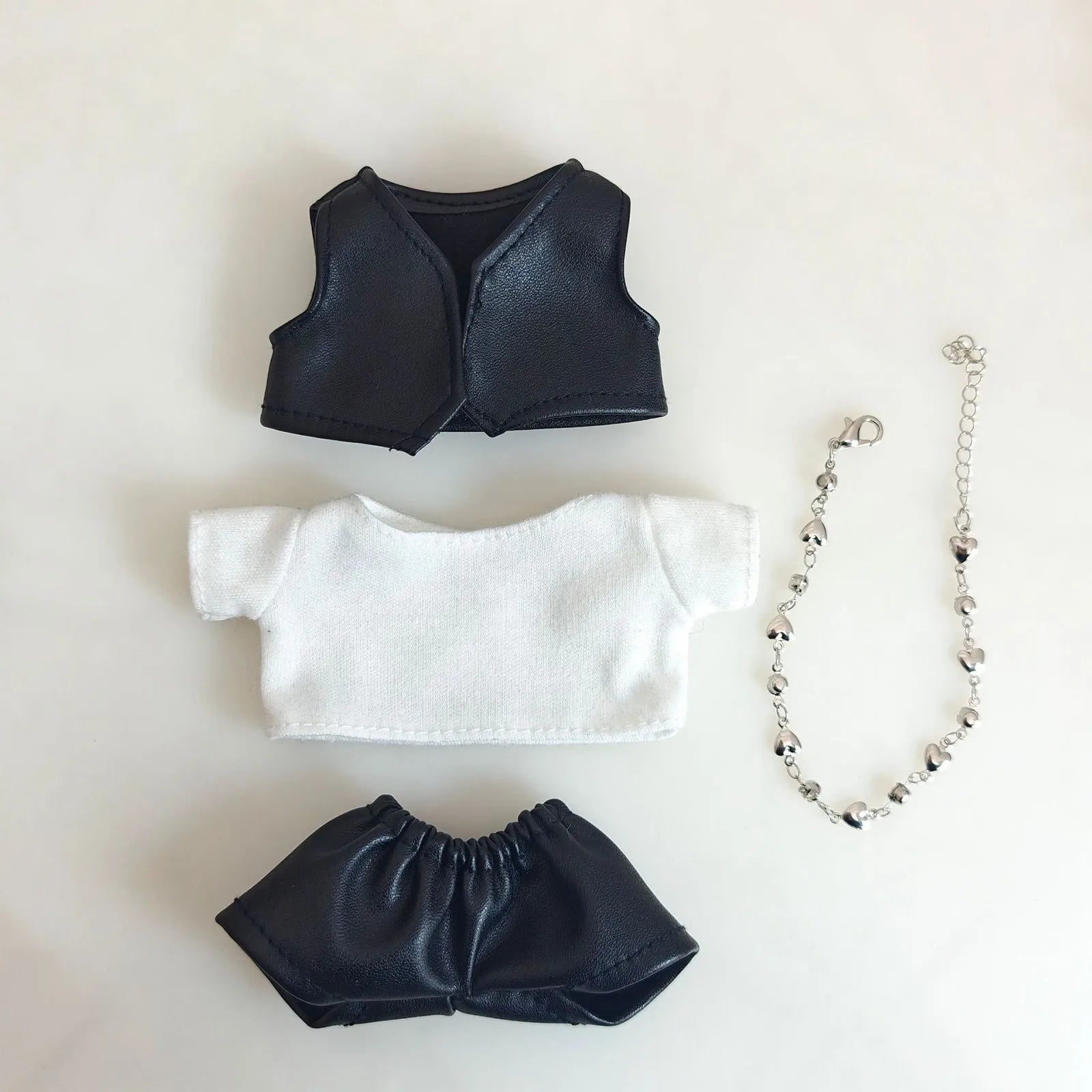 For 17cm Labubu baby clothes series doll clothes Macaron for Modern style of labubu outfit