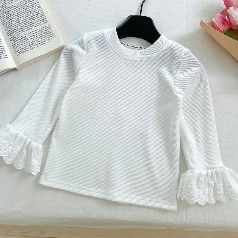 2025 Spring Autumn Little Baby Girls Denim Sets Fashionable Toddler Skirts + Top Outfit for Age 1-8 Years Children Cute Clothing