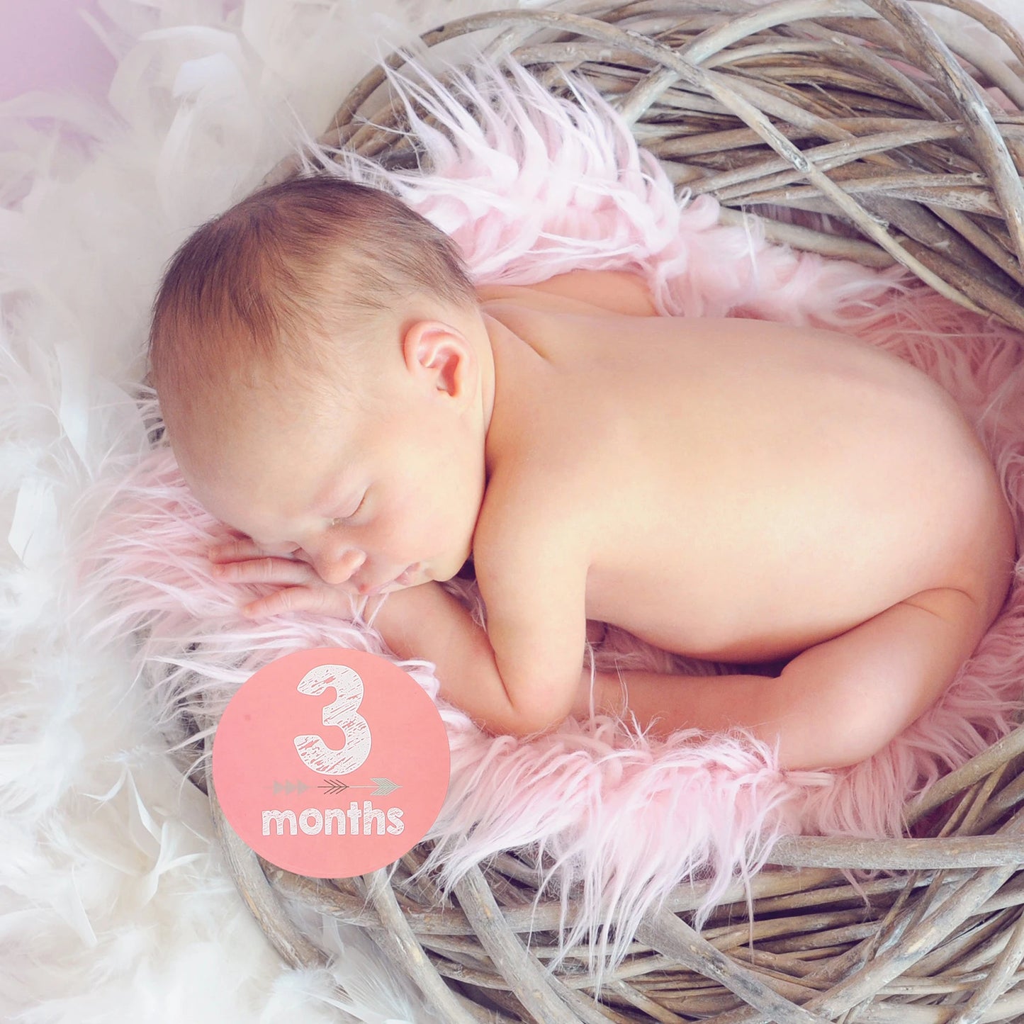 1 set Baby Milestone Stickers Monthly Digital Numbers Photo Props Newborn Durable Clothes Decoration First Year Keepsake Girl