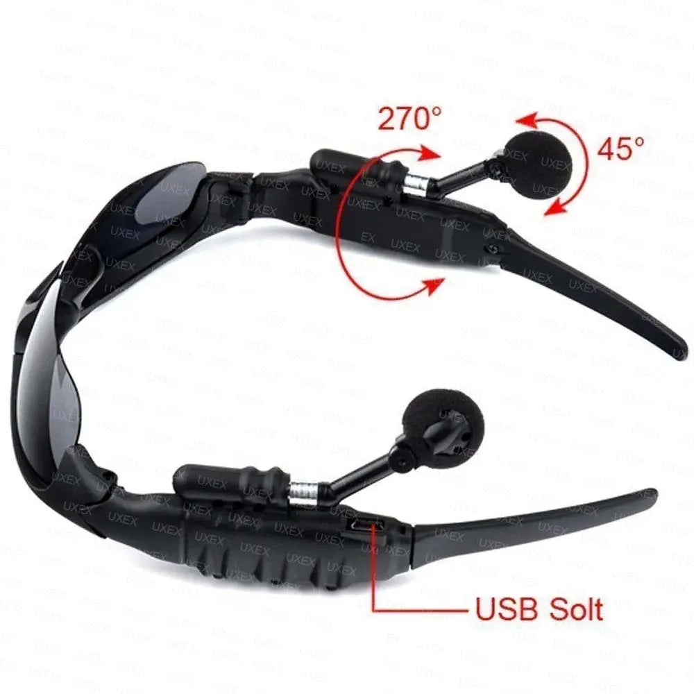 2025 PLus Stereo Headphones Men Wireless Headphones And Microphones Sunglasses Sport Outdoor Christmas Gift Headphones Women New