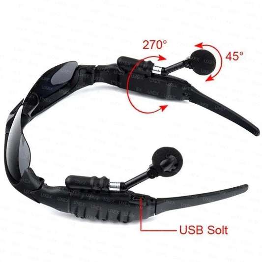 2025 PLus Stereo Headphones Men Wireless Headphones And Microphones Sunglasses Sport Outdoor Christmas Gift Headphones Women New