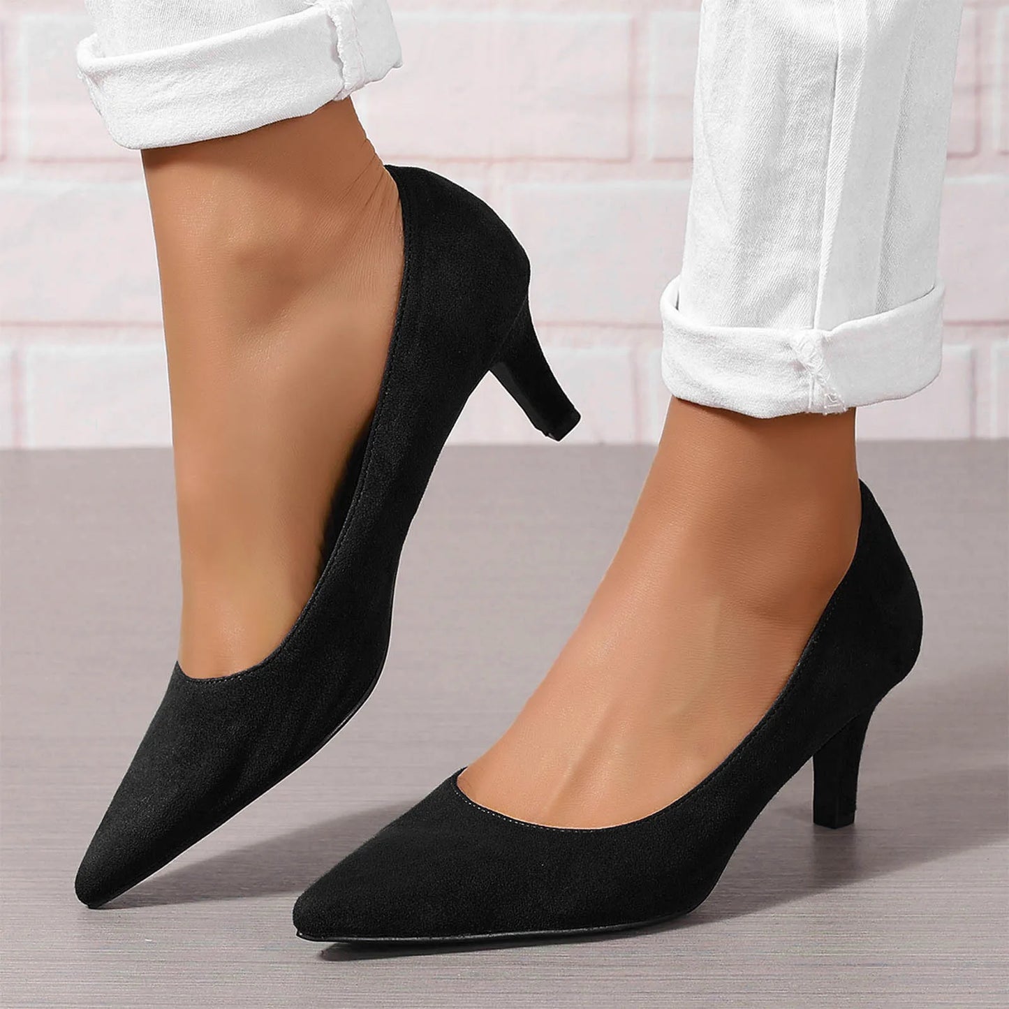 2025 Trendy Women'S Pumps Women'S Stiletto Pointed Toe Dress Shoes Wedding Prom Bridal Work Fashion Comfortable Classic Shoes