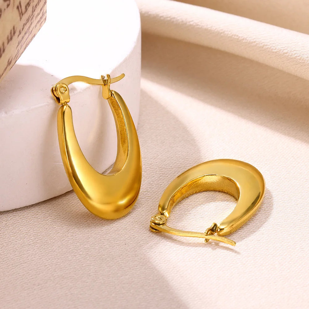 Bow Earring Butterfly  Aretes Stainless Steel Earrings For Women Spring Coil Twisted Earring Brincos Christmas Party Jewelry